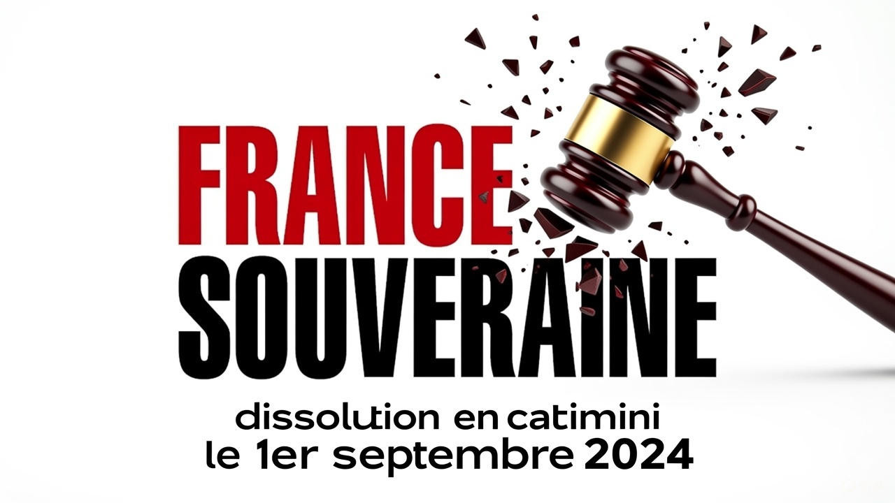 Dissolution de France Souveraine en catimini